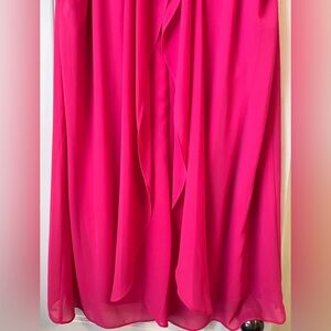 A. Byer Pink Chiffon Dress